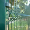 Blue PVC coated welded wire mesh fencing